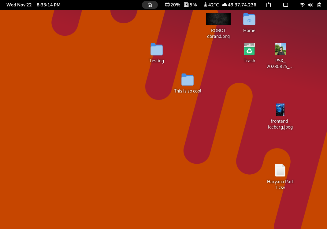 Desktop Icons NG Screenshot